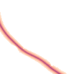 Night-time road noise heatmap for CB21 6BT