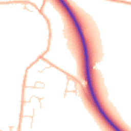 Daytime road noise heatmap for CB21 6DL