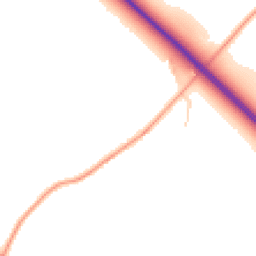 Daytime road noise heatmap for CB22 3AN