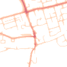Daytime road noise heatmap for CB22 3BG