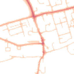 Daytime road noise heatmap for CB22 3BH