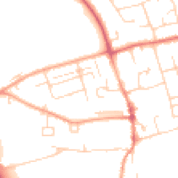 Daytime road noise heatmap for CB22 3BU