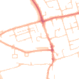 Daytime road noise heatmap for CB22 3BZ