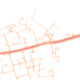 Daytime road noise heatmap for CB22 3DE