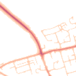 Daytime road noise heatmap for CB22 3DG
