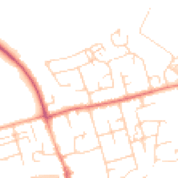 Daytime road noise heatmap for CB22 3DJ