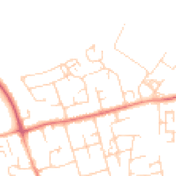 Daytime road noise heatmap for CB22 3DP
