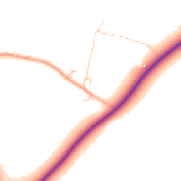Daytime road noise heatmap for CB22 3ER