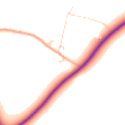 Daytime road noise heatmap for CB22 3HF