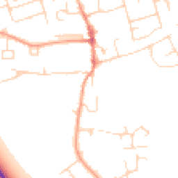 Daytime road noise heatmap for CB22 3ST