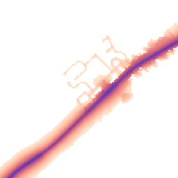 Daytime road noise heatmap for CB22 4AD