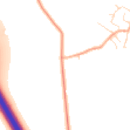 Daytime road noise heatmap for CB22 4NB