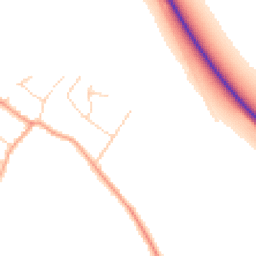 Daytime road noise heatmap for CB22 4NE