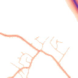 Daytime road noise heatmap for CB22 4NY