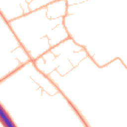 Daytime road noise heatmap for CB22 4SA