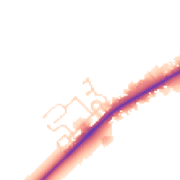 Daytime road noise heatmap for CB22 4XT