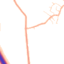 Daytime road noise heatmap for CB22 4YT