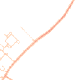 Daytime road noise heatmap for CB22 5AD