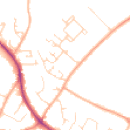 Daytime road noise heatmap for CB22 5AY