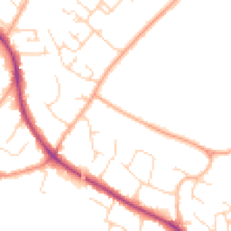 Daytime road noise heatmap for CB22 5BG