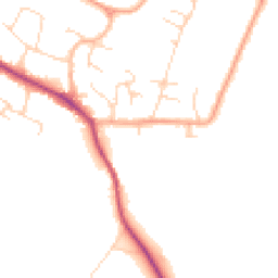Daytime road noise heatmap for CB22 5BS