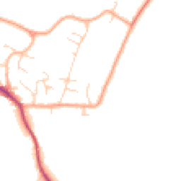 Daytime road noise heatmap for CB22 5BT