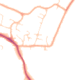 Daytime road noise heatmap for CB22 5BW