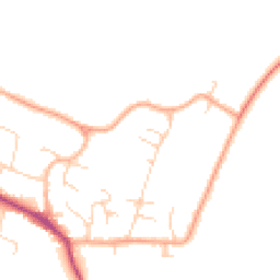 Daytime road noise heatmap for CB22 5BY