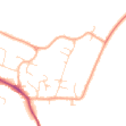 Daytime road noise heatmap for CB22 5DF