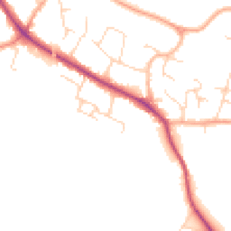 Daytime road noise heatmap for CB22 5DP
