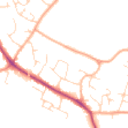 Daytime road noise heatmap for CB22 5DU