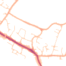 Daytime road noise heatmap for CB22 5DX