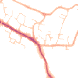 Daytime road noise heatmap for CB22 5EB