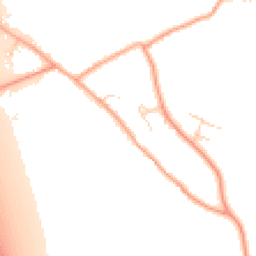 Daytime road noise heatmap for CB22 5ES