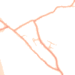 Daytime road noise heatmap for CB22 5EW