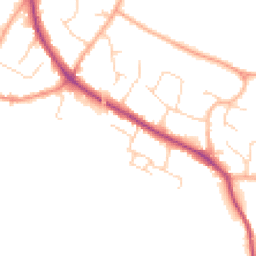 Daytime road noise heatmap for CB22 5FH