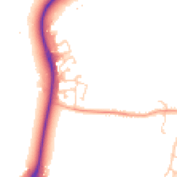 Daytime road noise heatmap for CB22 5FN