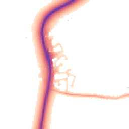 Daytime road noise heatmap for CB22 5FT