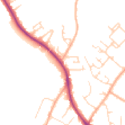 Daytime road noise heatmap for CB22 5FU