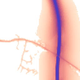 Daytime road noise heatmap for CB22 5GB