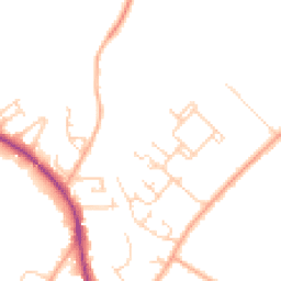 Daytime road noise heatmap for CB22 5GF