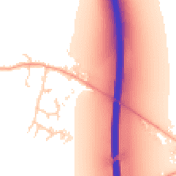 Daytime road noise heatmap for CB22 5HW
