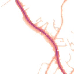 Daytime road noise heatmap for CB22 5JE