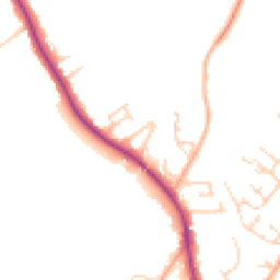 Daytime road noise heatmap for CB22 5JF