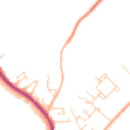Daytime road noise heatmap for CB22 5JX