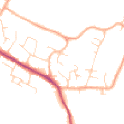 Daytime road noise heatmap for CB22 5SP