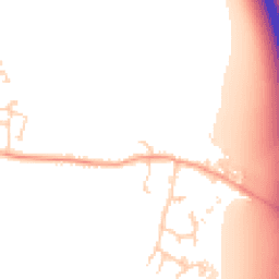 Daytime road noise heatmap for CB22 5TD