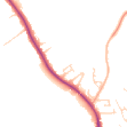 Daytime road noise heatmap for CB22 5XB