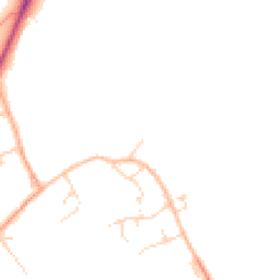 Daytime road noise heatmap for CB22 6RR