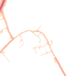 Daytime road noise heatmap for CB22 6SF